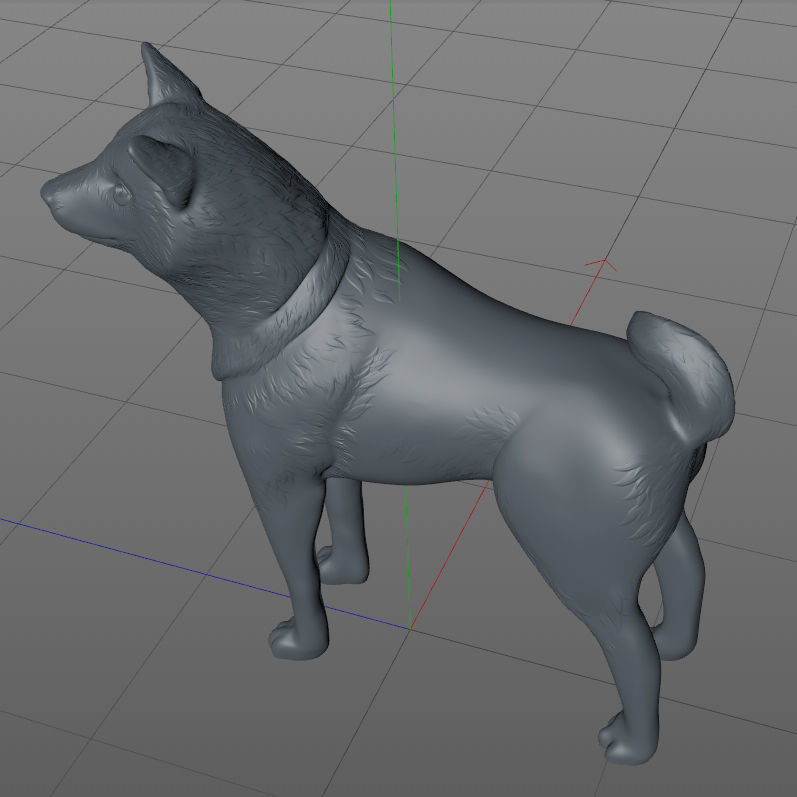Shiba inu 3D print model_11