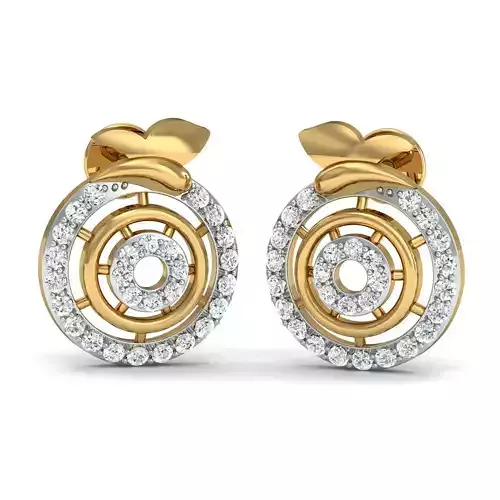 Women Earrings 3dm STL FBX OBJ Render Details 3D print model