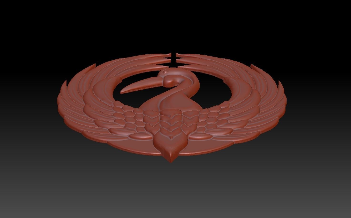 Heron bird 3D print model_3