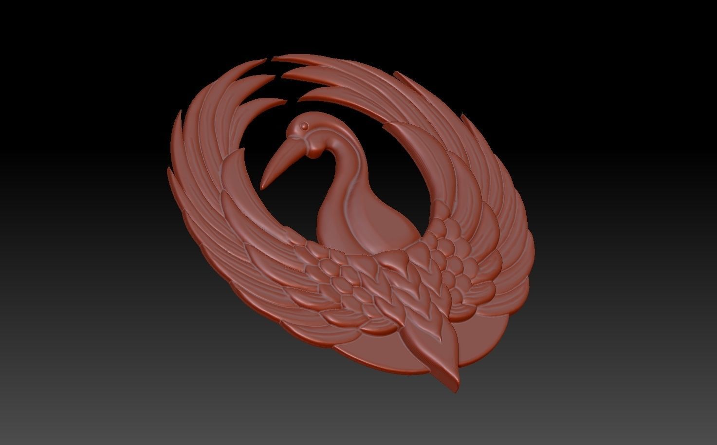Heron bird 3D print model_2