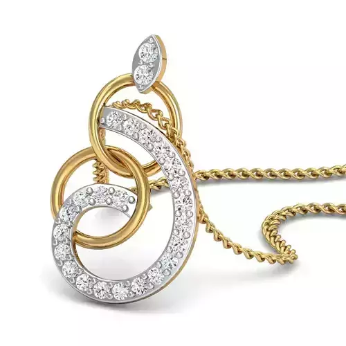 Women Pendant 3dm STL FBX OBJ Render Details