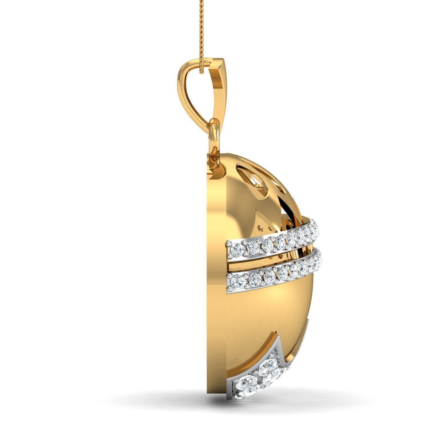 Women Pendant 3dm STL FBX OBJ Render Details 3D print model_2