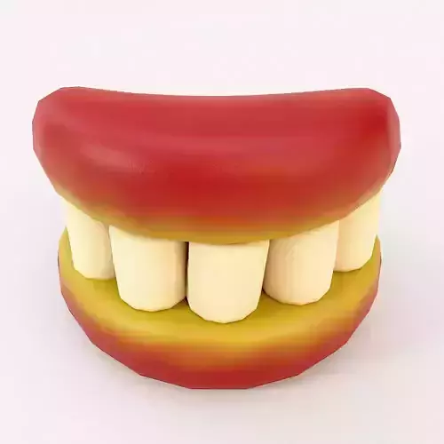 Marshmallow Halloween food low poly 3d model  