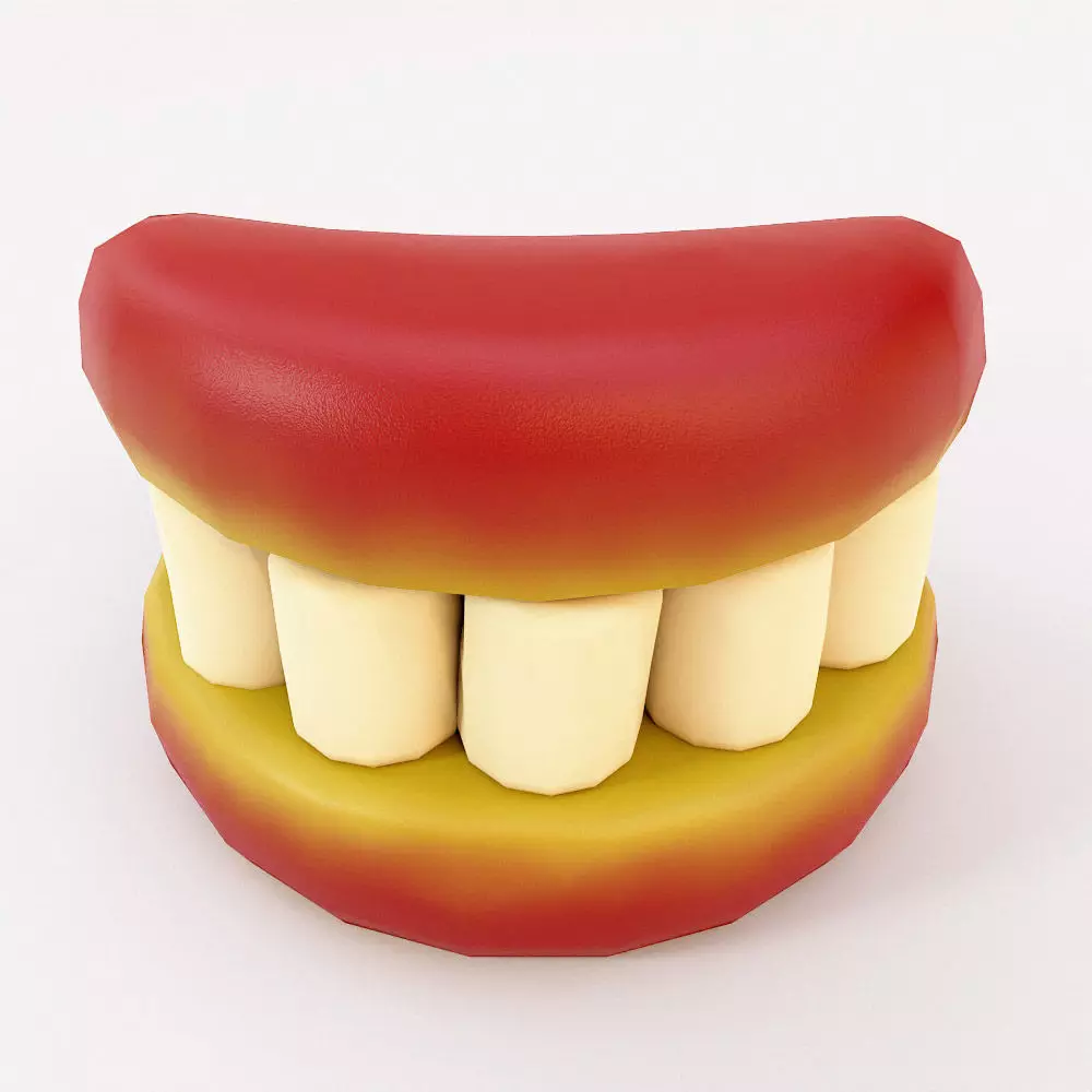 Marshmallow Halloween food low poly 3d model   Low-poly 3D model_0