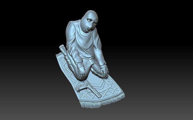 Gangster human arm 3D print model