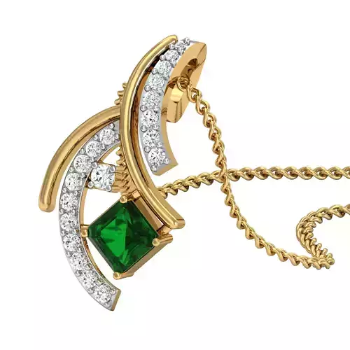 Women Pendant 3dm STL FBX OBJ Render Details