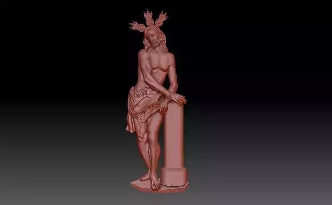 Jesus statue of aphrodite