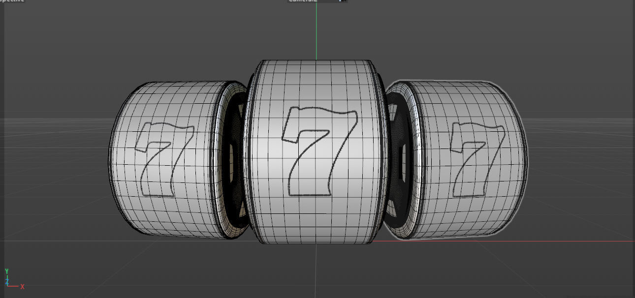 Slot machine 3D model_1