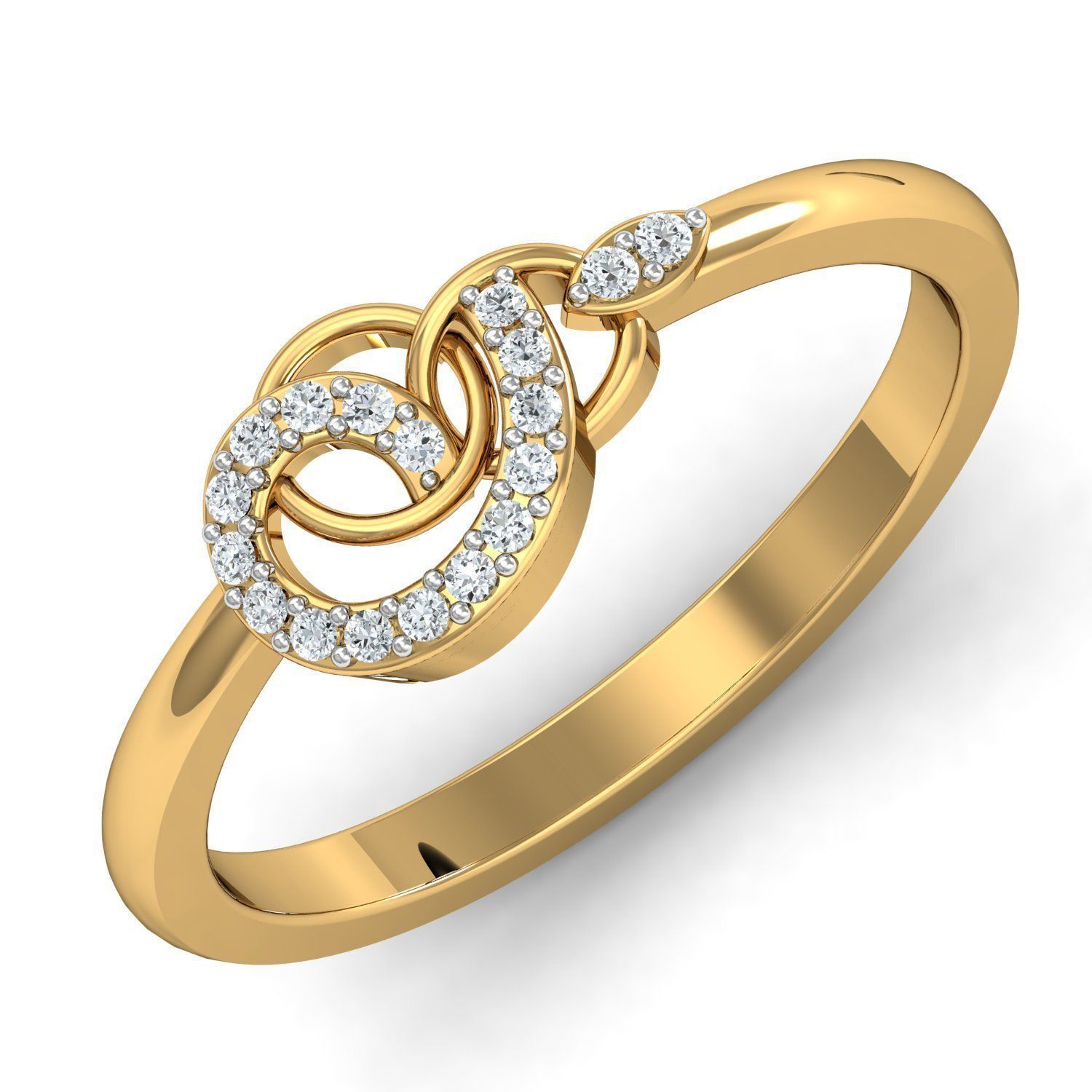 Solitaire Wedding Engagement Ring 3dm STL FBX OBJ Render Details 3D print model_1