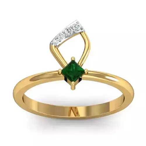 Solitaire Wedding Engagement Ring 3dm STL FBX OBJ Render Details