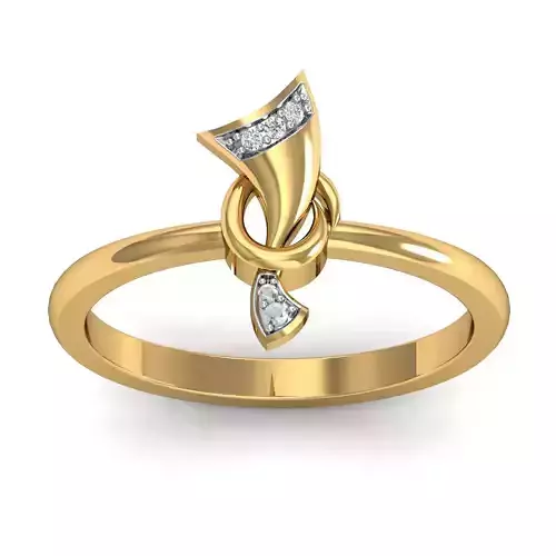 Solitaire Wedding Engagement Ring 3dm STL FBX OBJ Render Details
