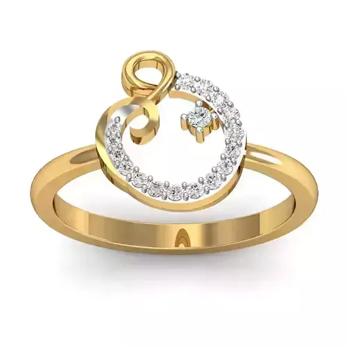 Solitaire Wedding Engagement Ring 3dm STL FBX OBJ Render Details