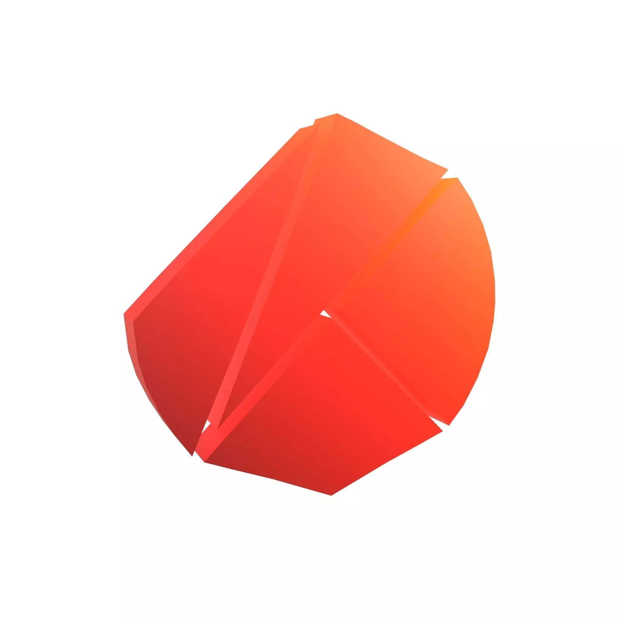 Klaytn Coin v1 004 Low-poly 3D model_0