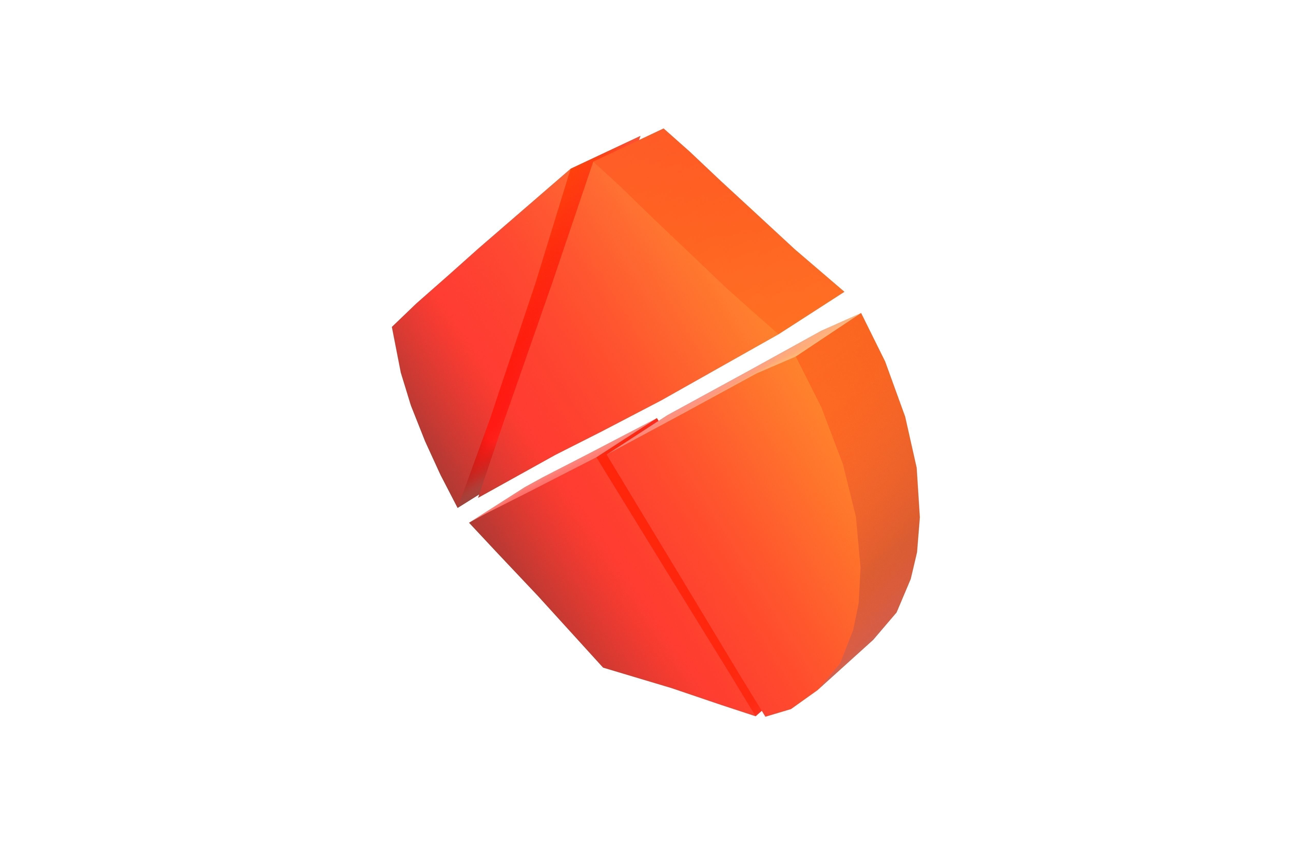 Klaytn Coin v1 004 Low-poly 3D model_3