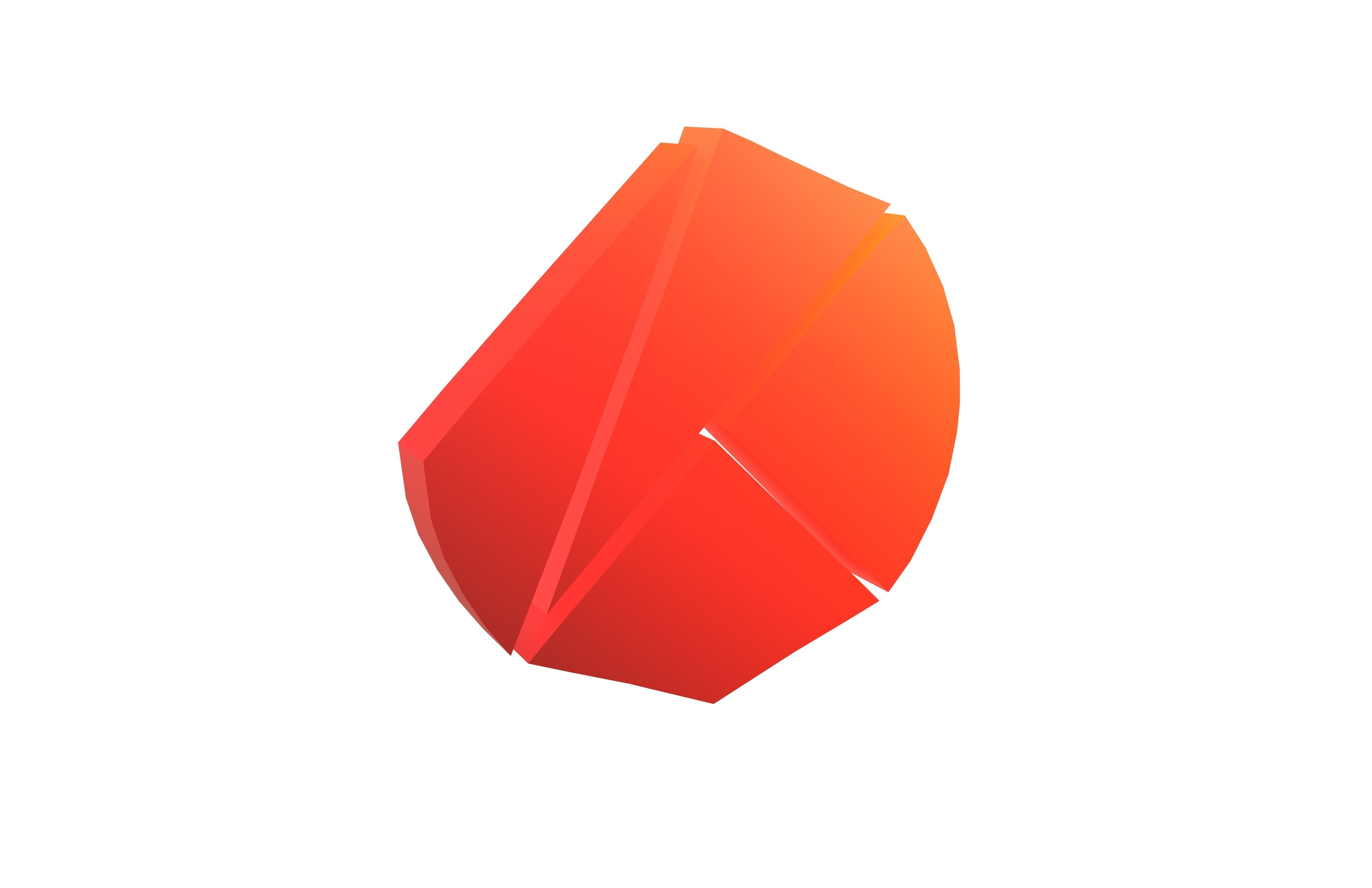 Klaytn Coin v1 004 Low-poly 3D model_2