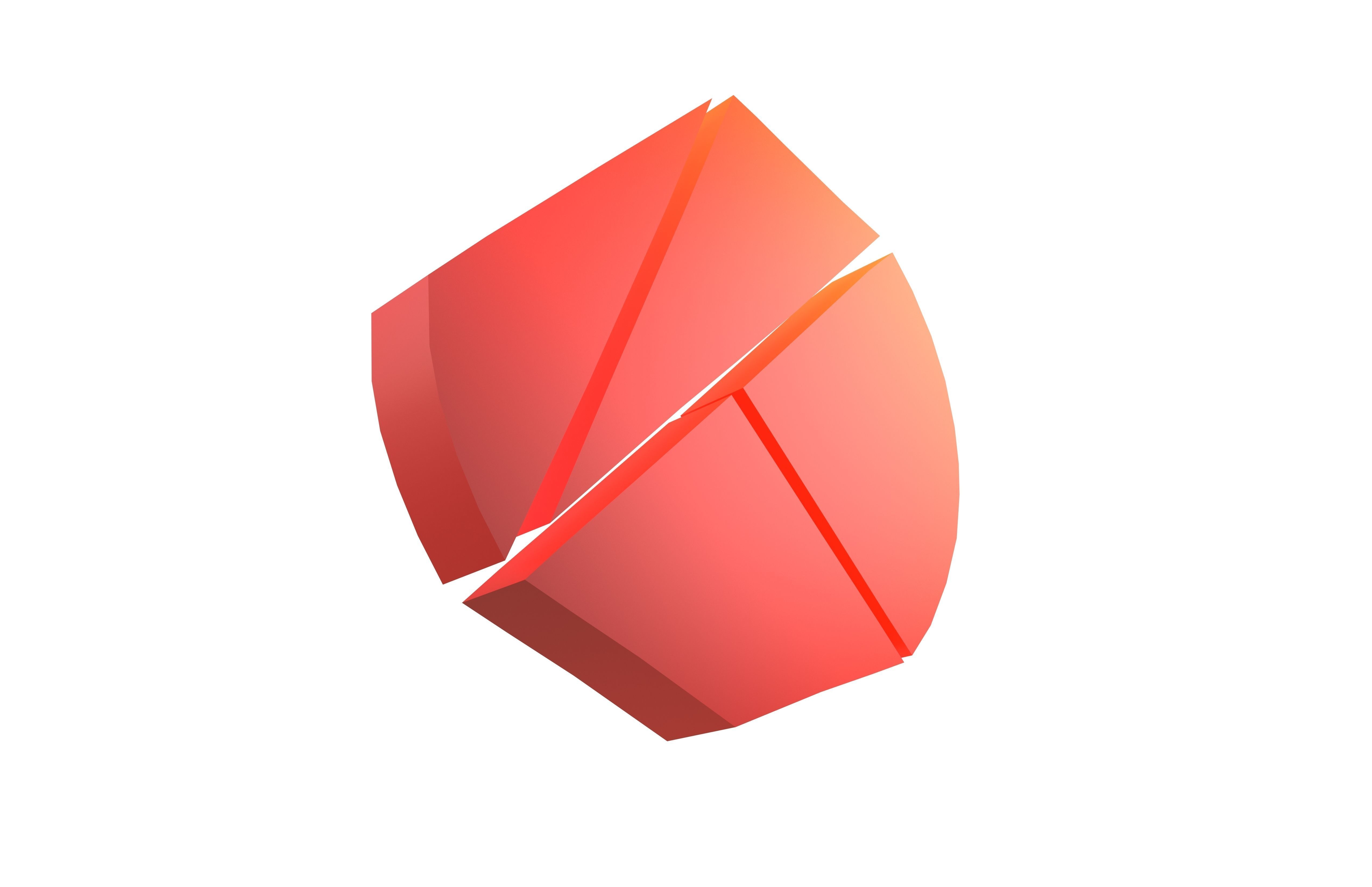 Klaytn Coin v1 004 Low-poly 3D model_1