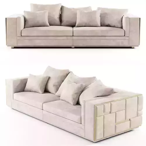 Visionnaire BABYLON Sectional leather sofa 01