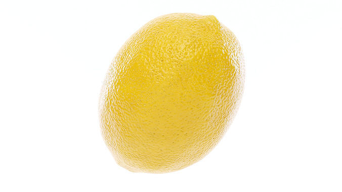 Lemon 3D model 2