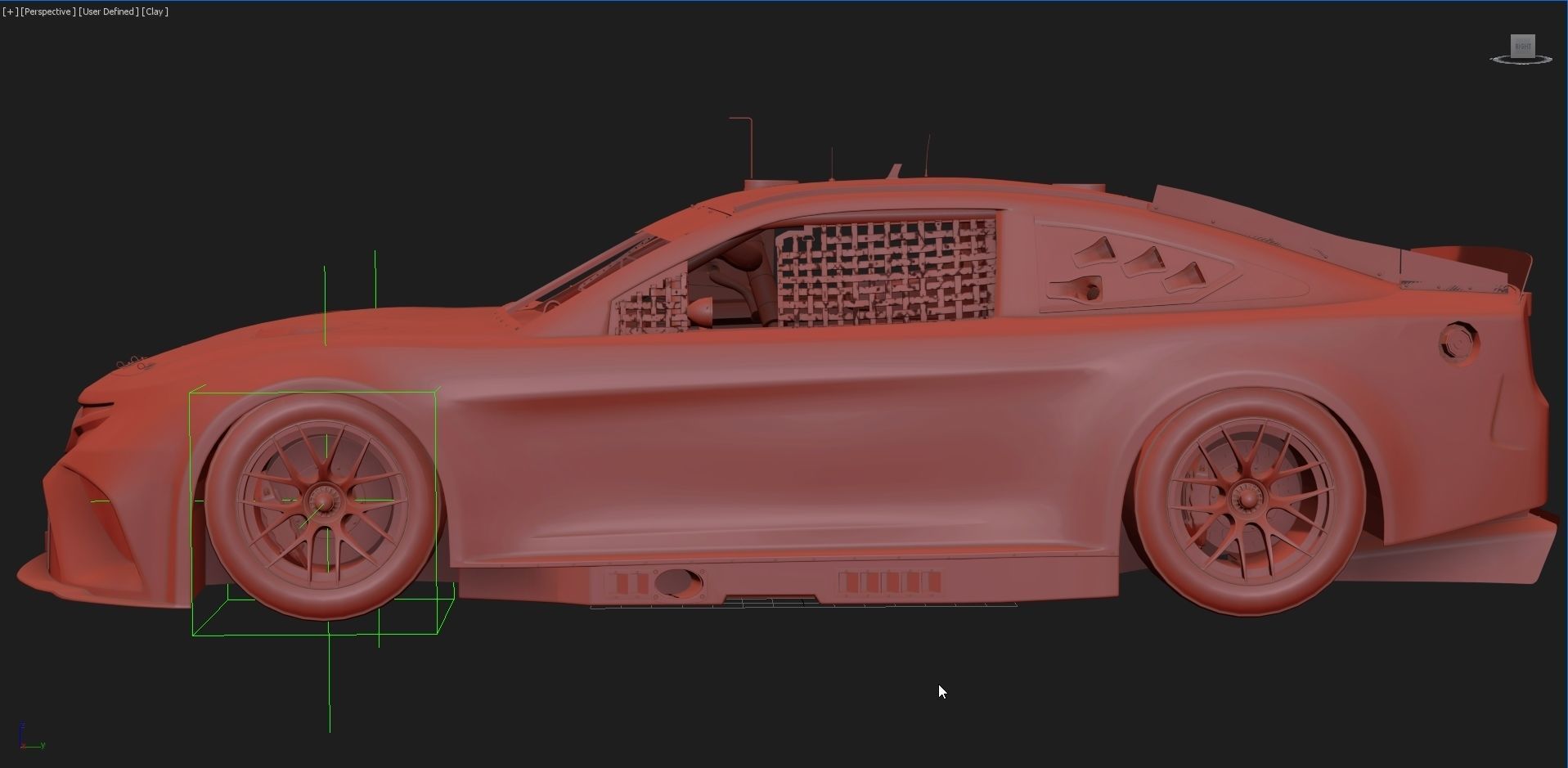 Toyota Camry Nascar Nextgen 2022 Template Update 3D model_23