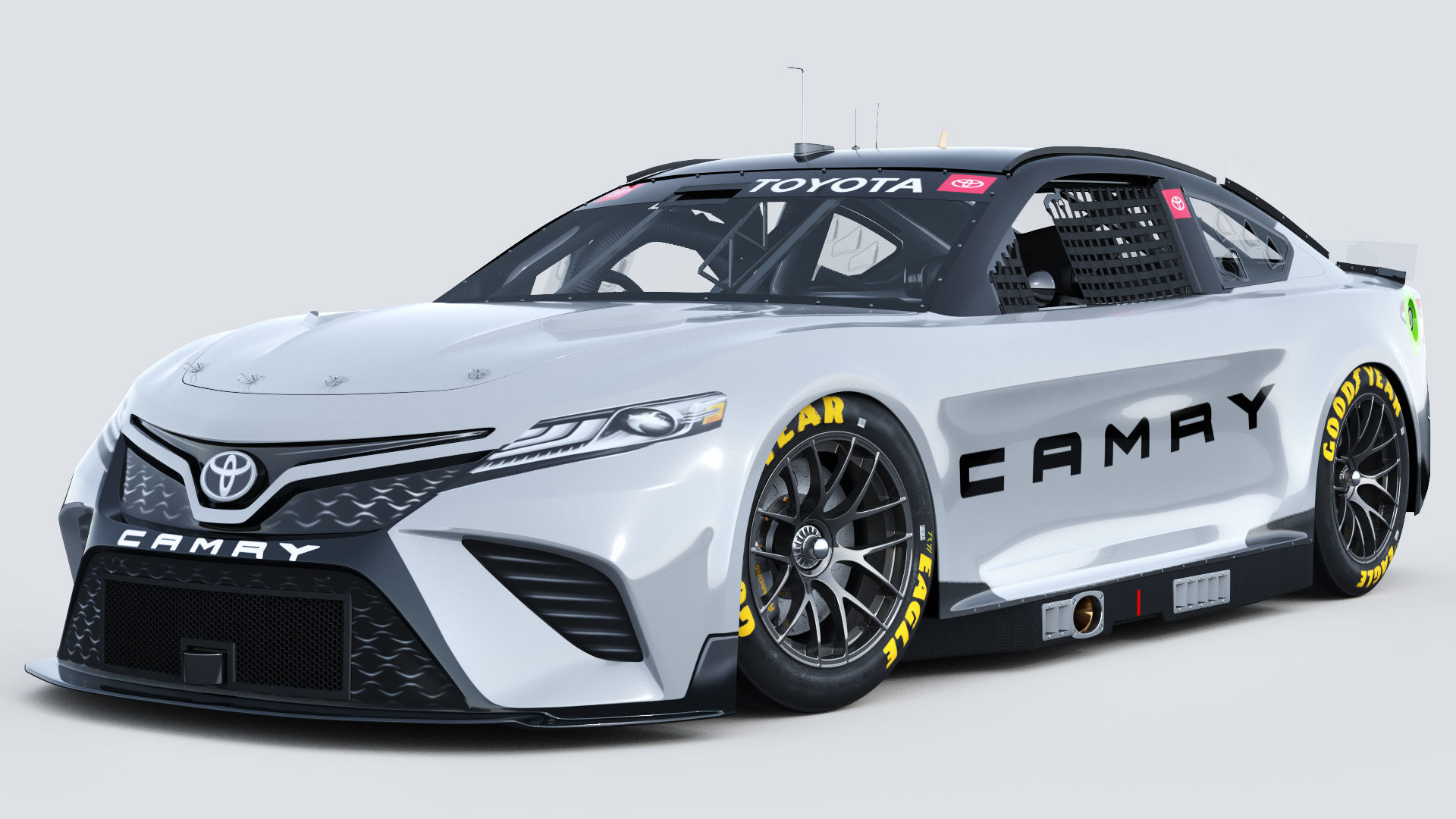 Toyota Camry Nascar Nextgen 2022 Template Update 3D model_1