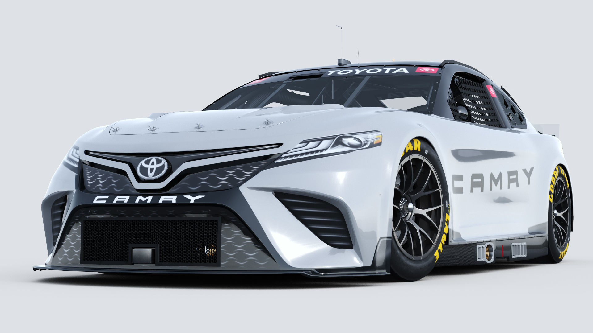 Toyota Camry Nascar Nextgen 2022 Template Update 3D model_12