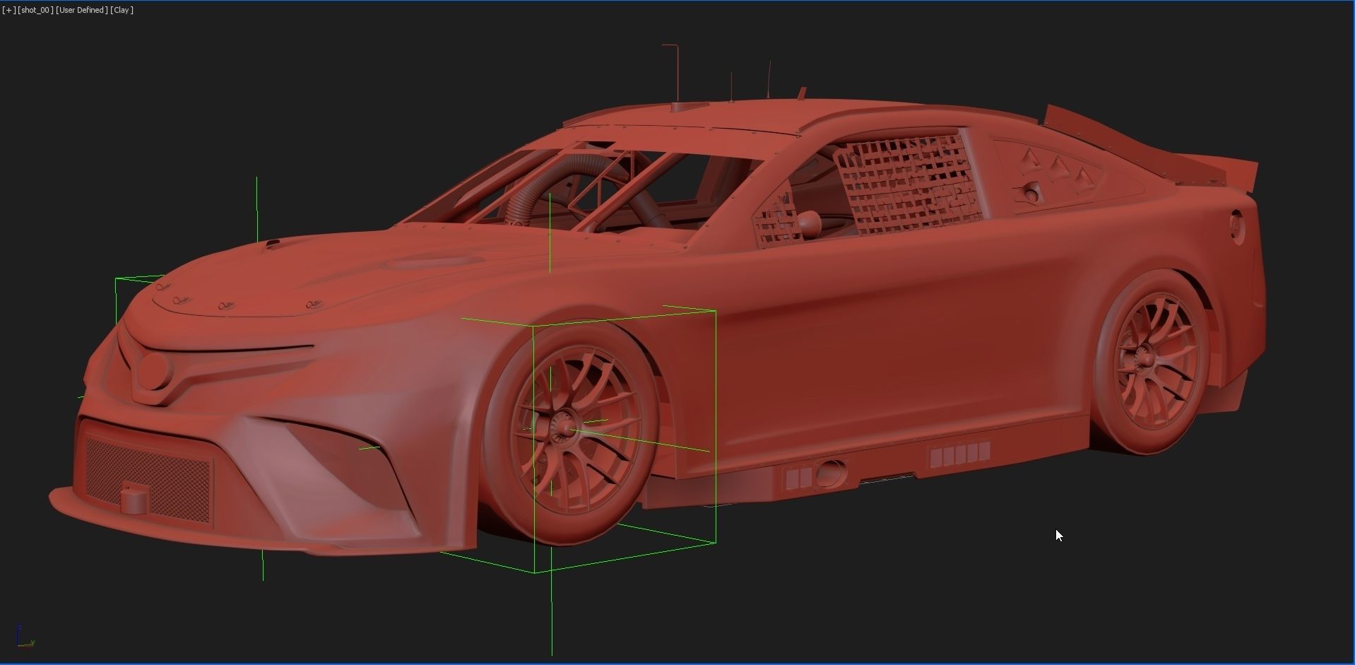 Toyota Camry Nascar Nextgen 2022 Template Update 3D model_21