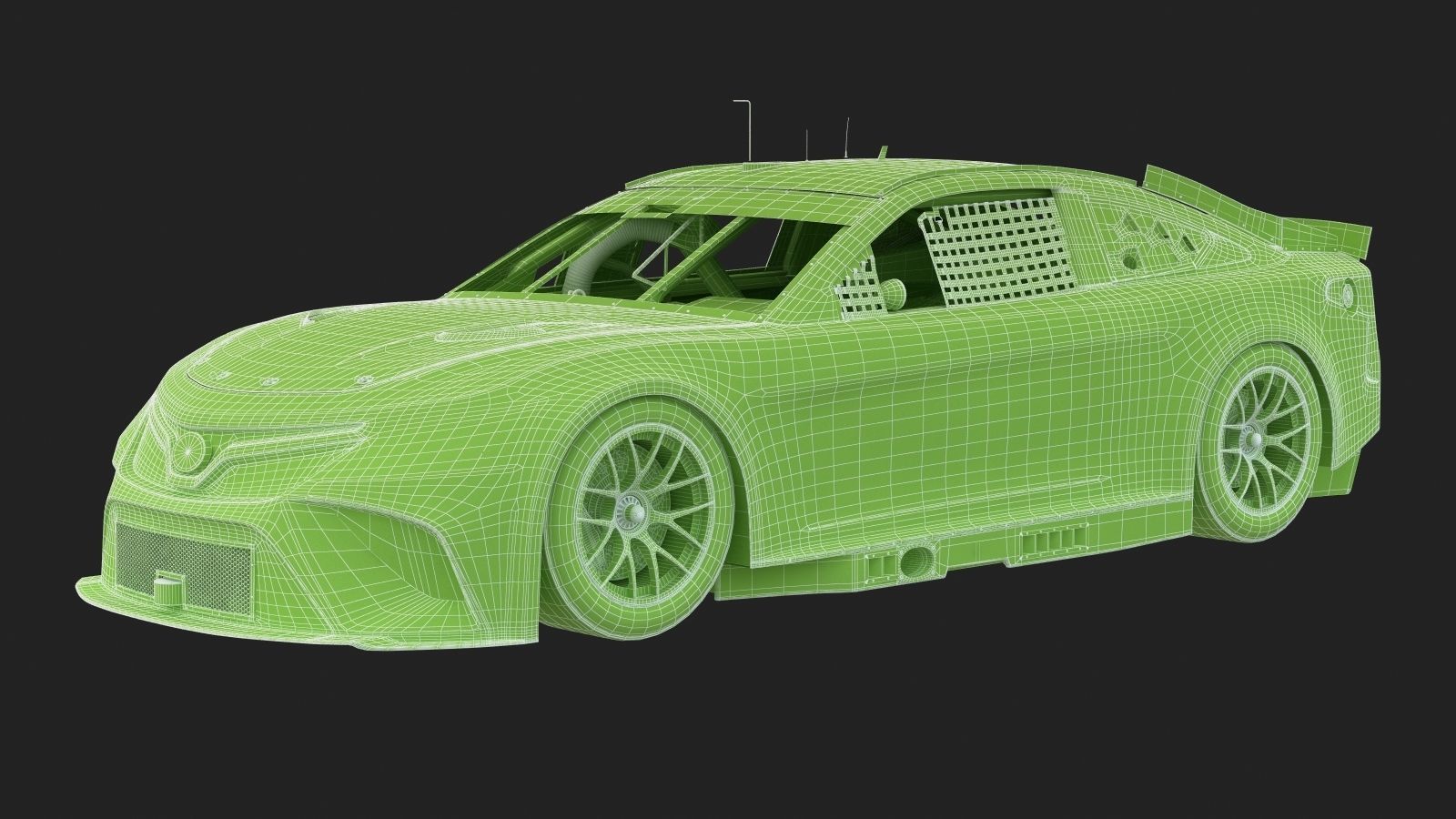 Toyota Camry Nascar Nextgen 2022 Template Update 3D model_14