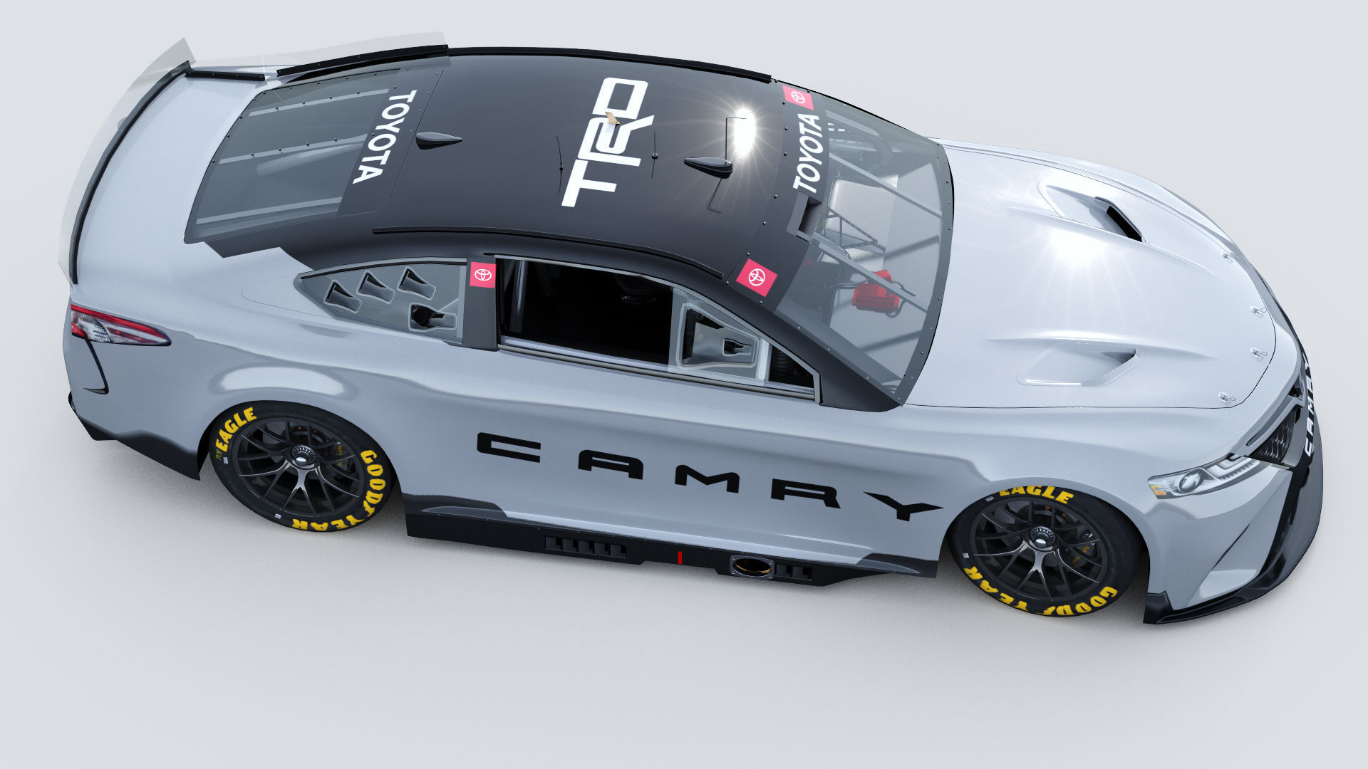 Toyota Camry Nascar Nextgen 2022 Template Update 3D model_10