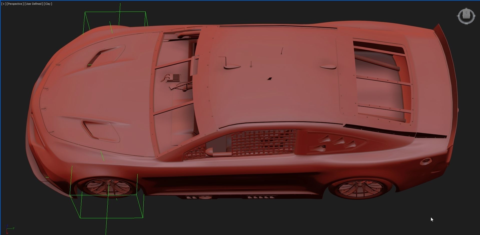 Toyota Camry Nascar Nextgen 2022 Template Update 3D model_25