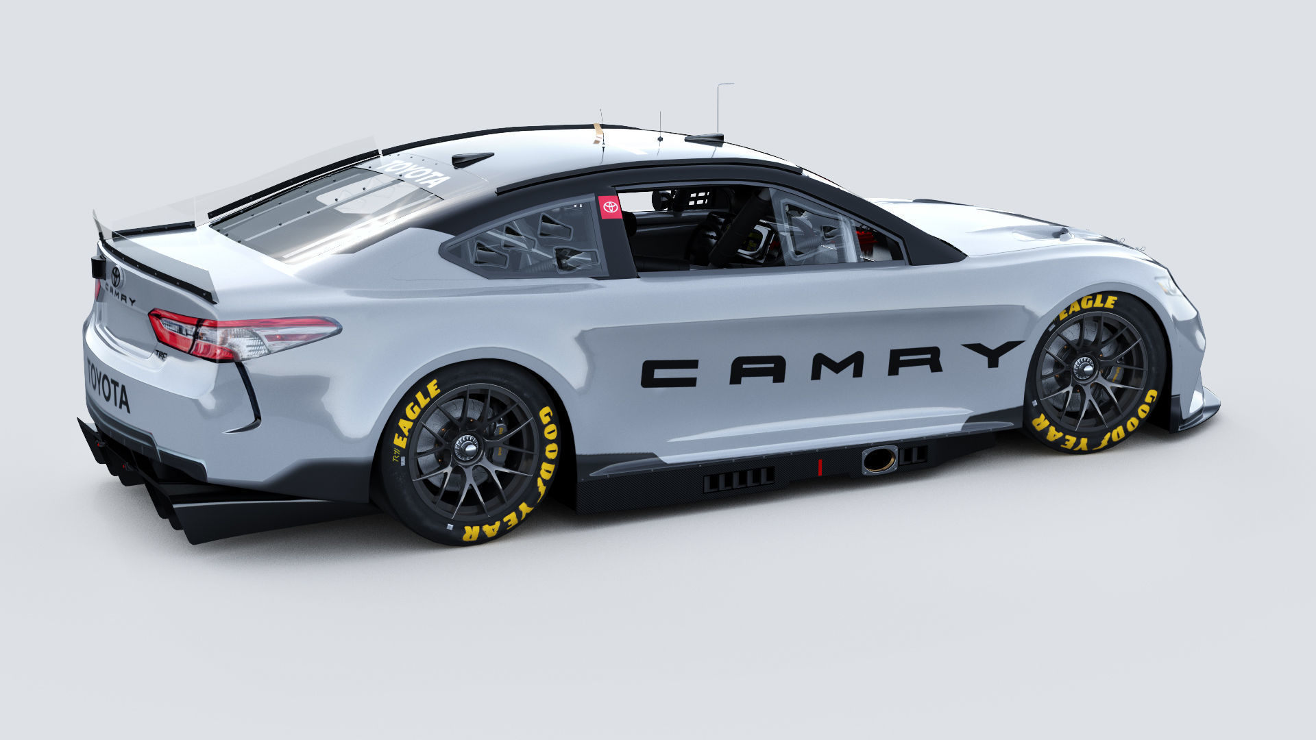Toyota Camry Nascar Nextgen 2022 Template Update 3D model_7