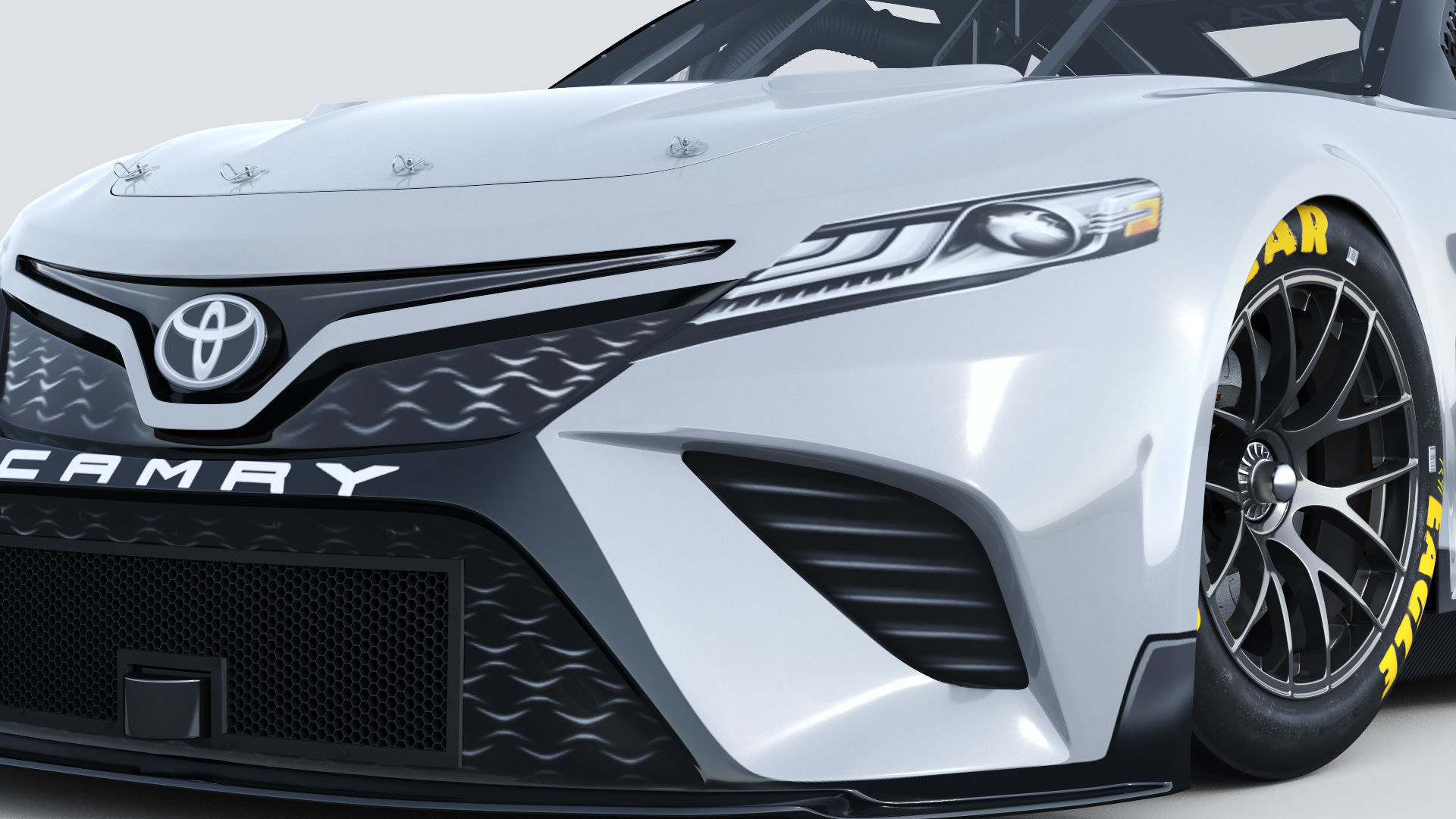 Toyota Camry Nascar Nextgen 2022 Template Update 3D model_2