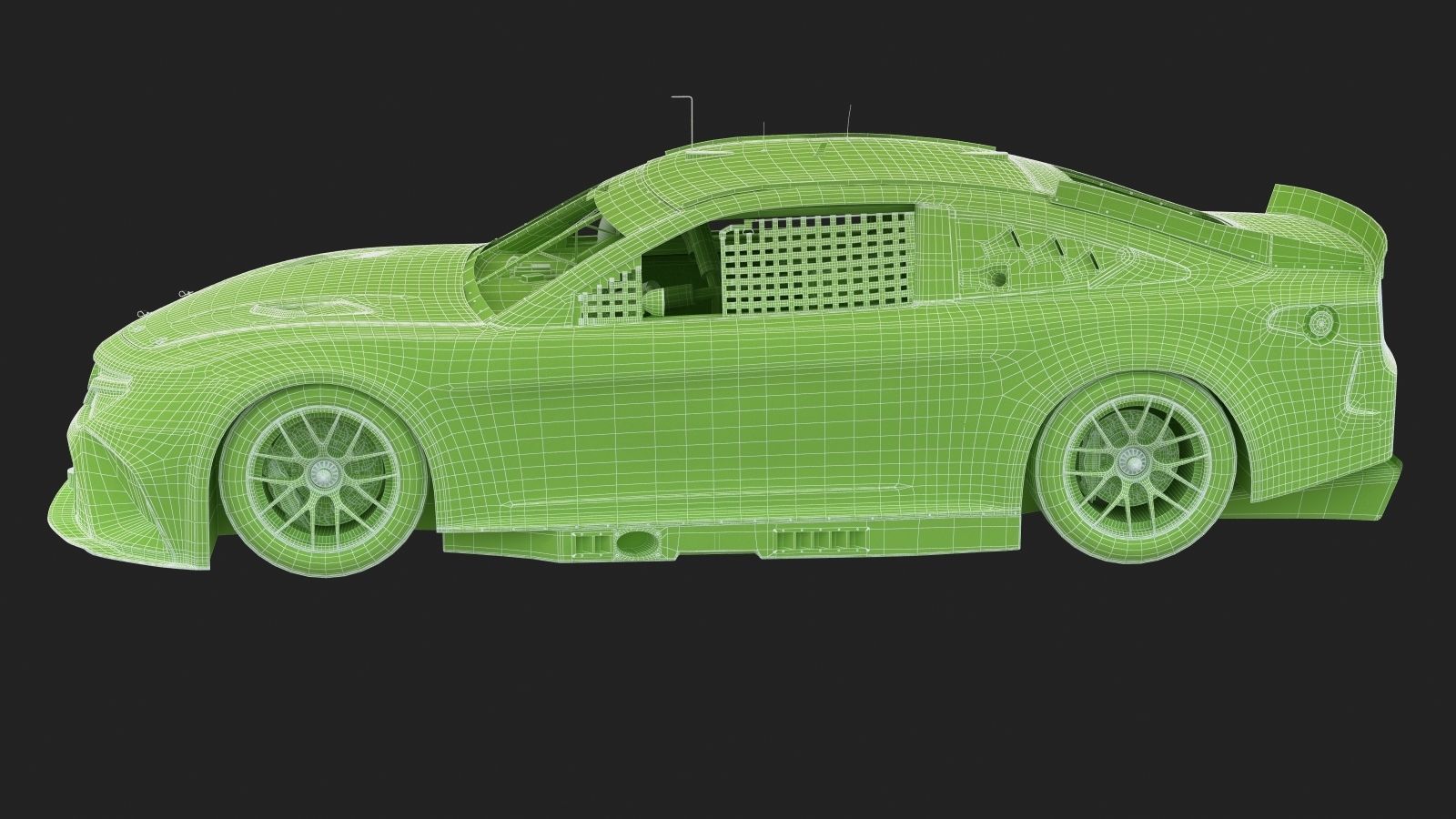 Toyota Camry Nascar Nextgen 2022 Template Update 3D model_15