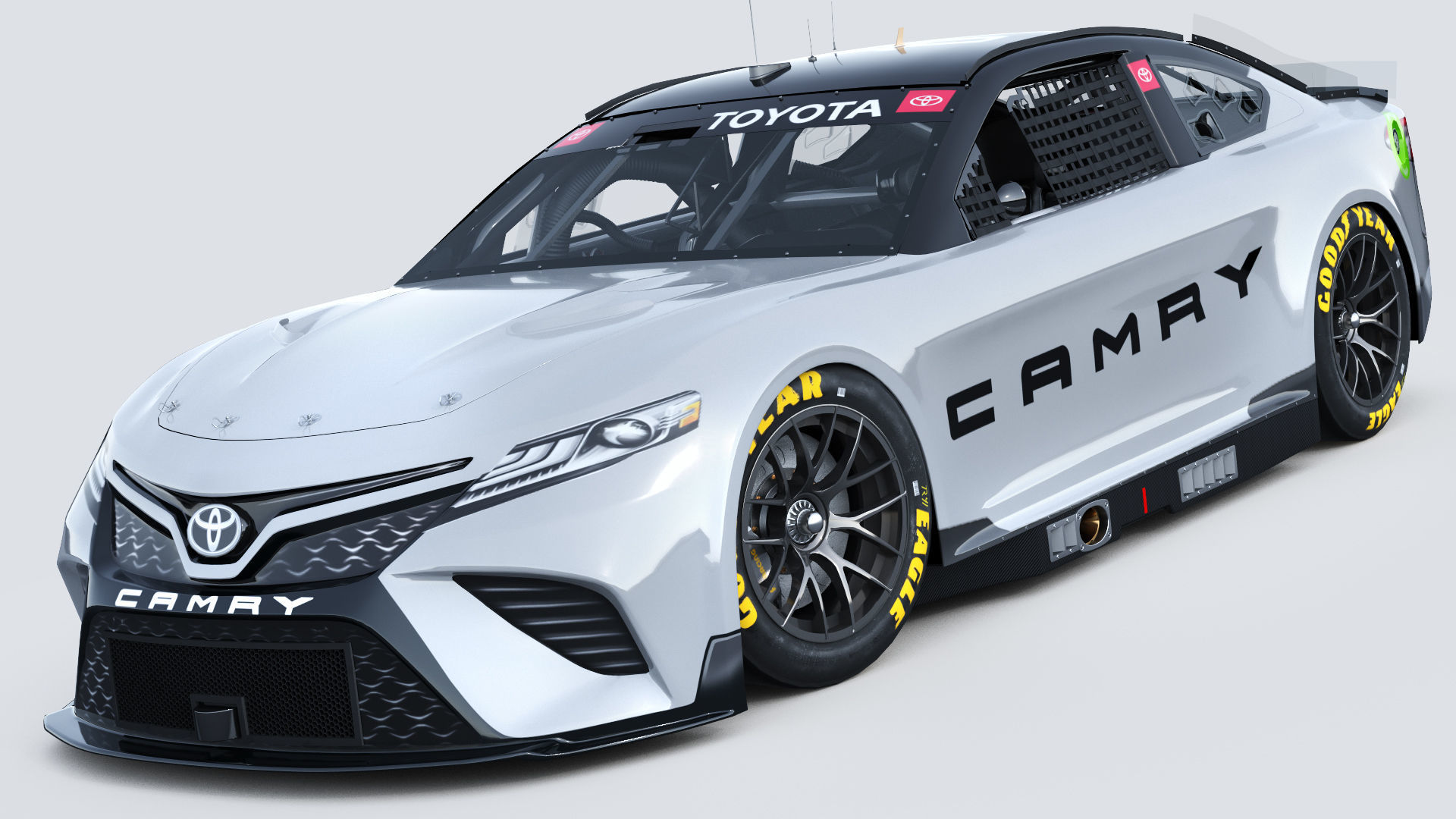 Toyota Camry Nascar Nextgen 2022 Template Update 3D model_3