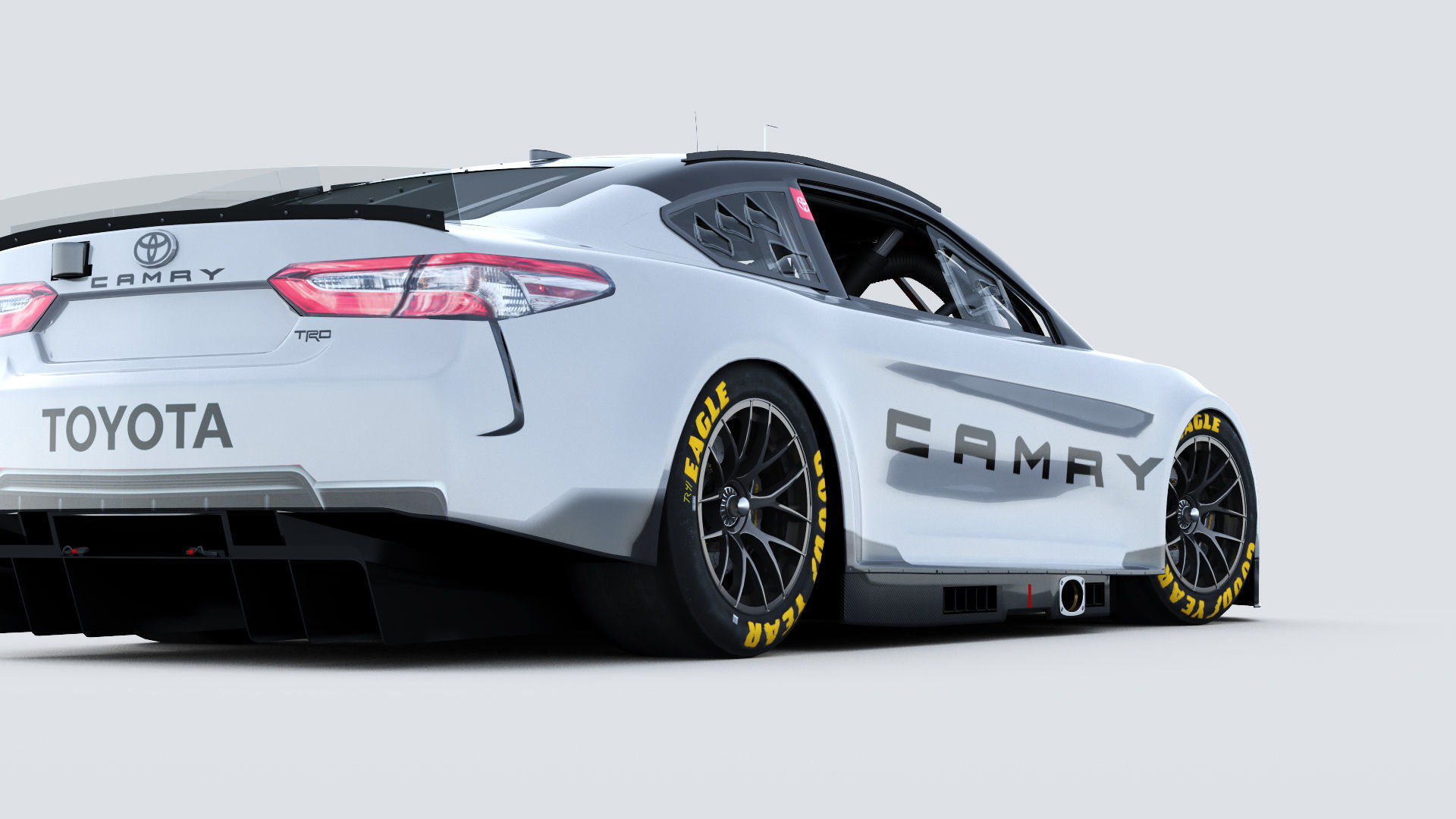 Toyota Camry Nascar Nextgen 2022 Template Update 3D model_13