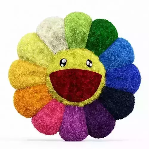 Colorful Plush Flower
