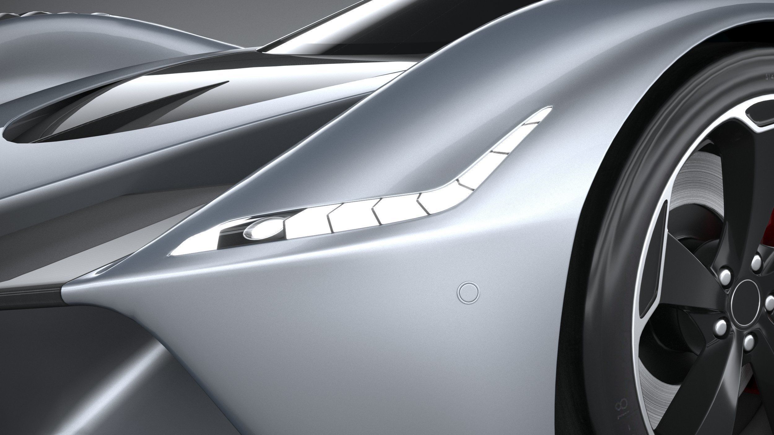 Generic Hypercar 2025 3D model_14