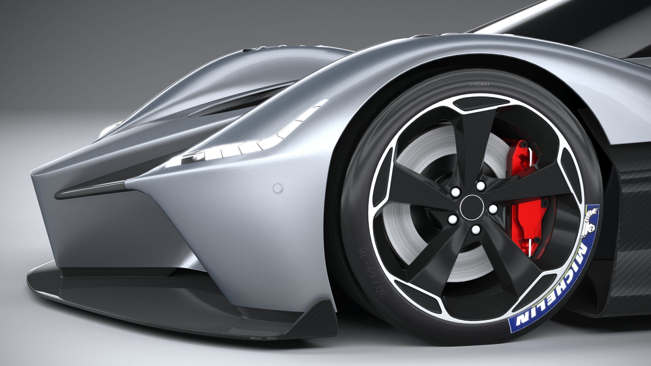 Generic Hypercar 2025 3D model_3