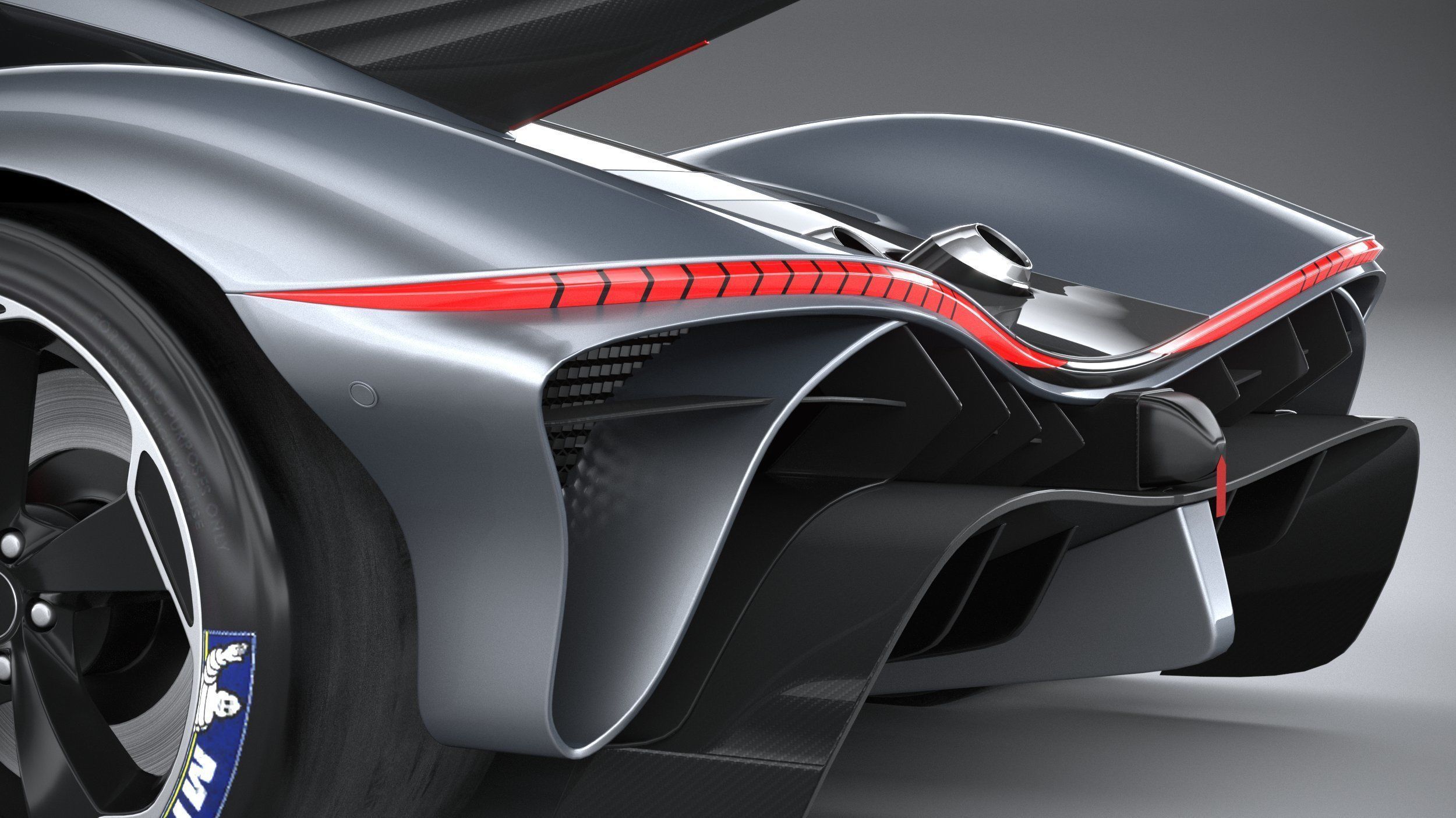 Generic Hypercar 2025 3D model_6