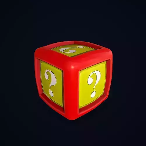 Secret Block Low-poly 3D model
