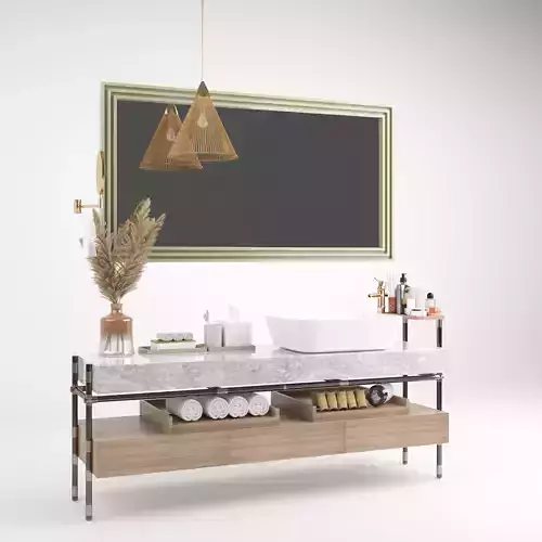 Set accessories bathroom