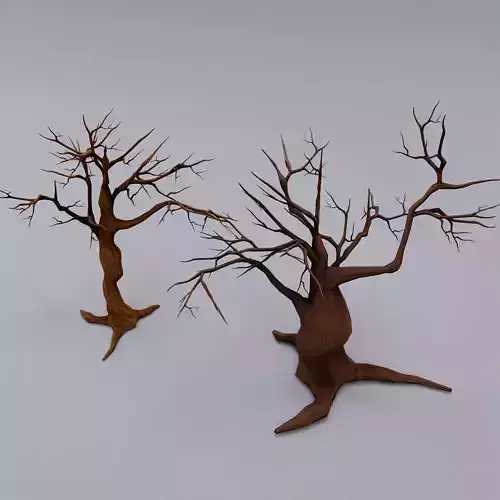 Spooky trees 3d model   3D model
