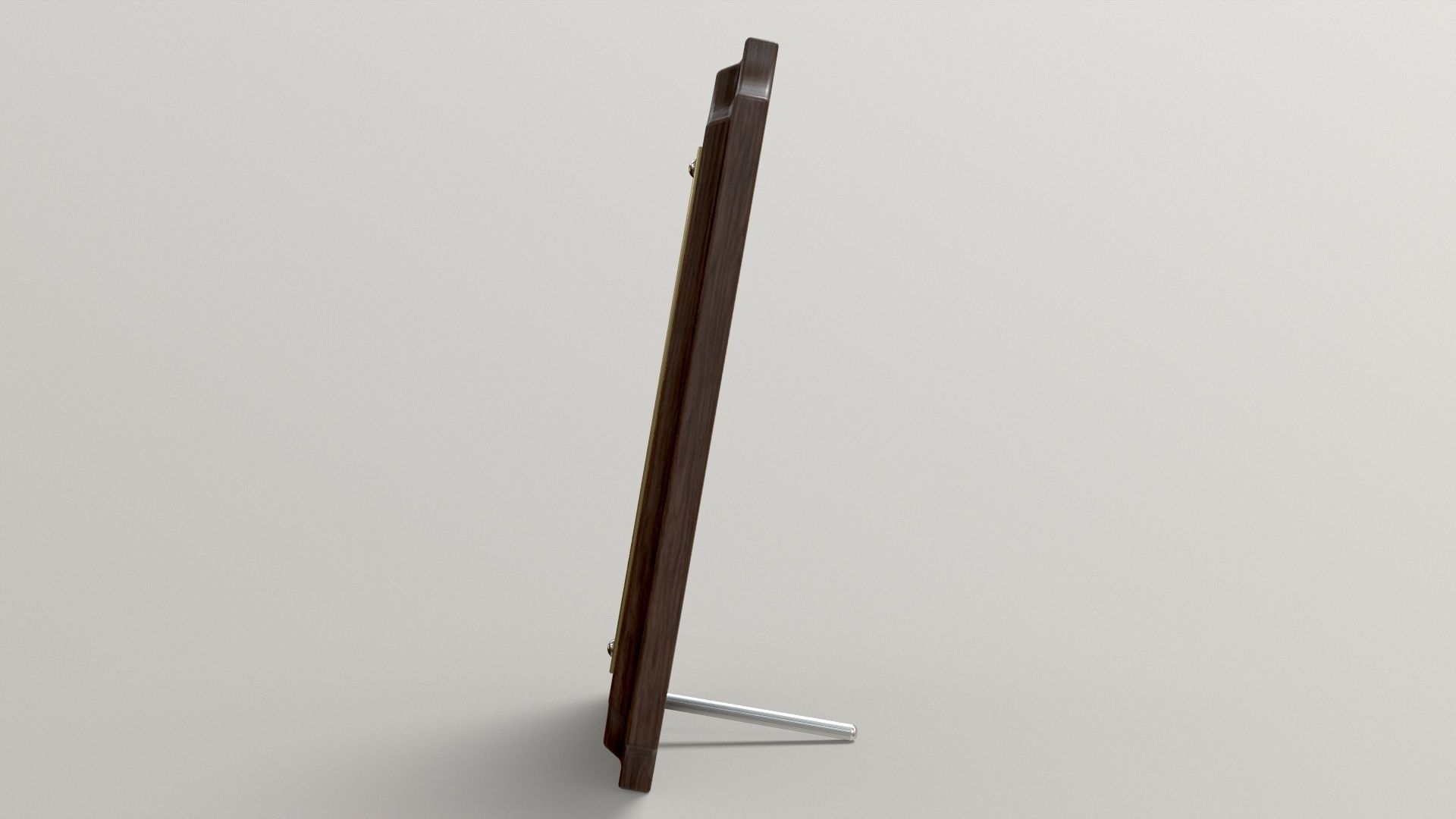 Wooden Plaque Low-poly 3D model_11