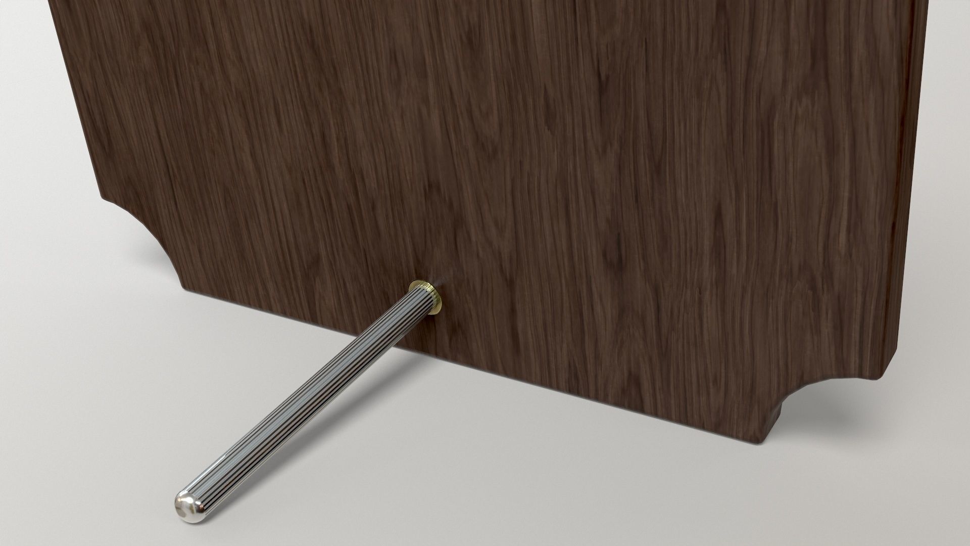 Wooden Plaque Low-poly 3D model_17