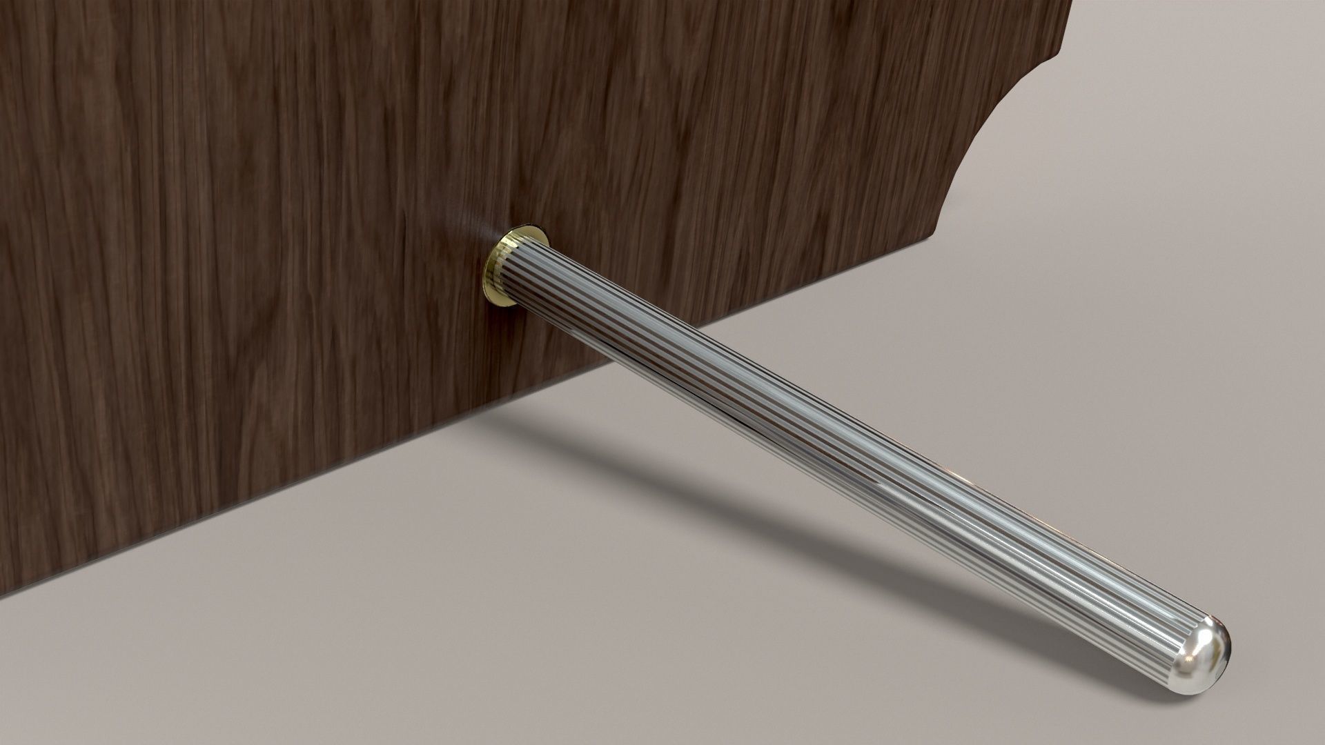 Wooden Plaque Low-poly 3D model_18