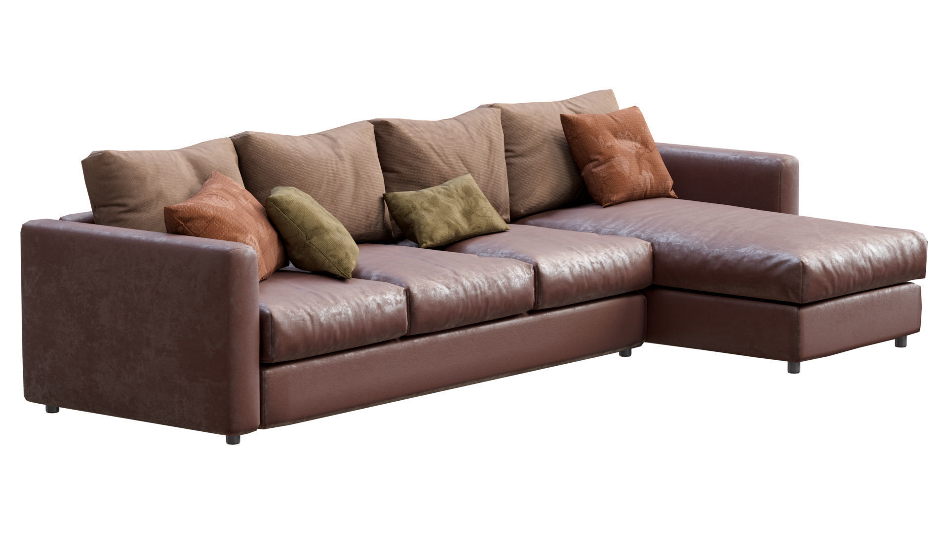 Sofa Ikea Vimle Low-poly 3D model_13
