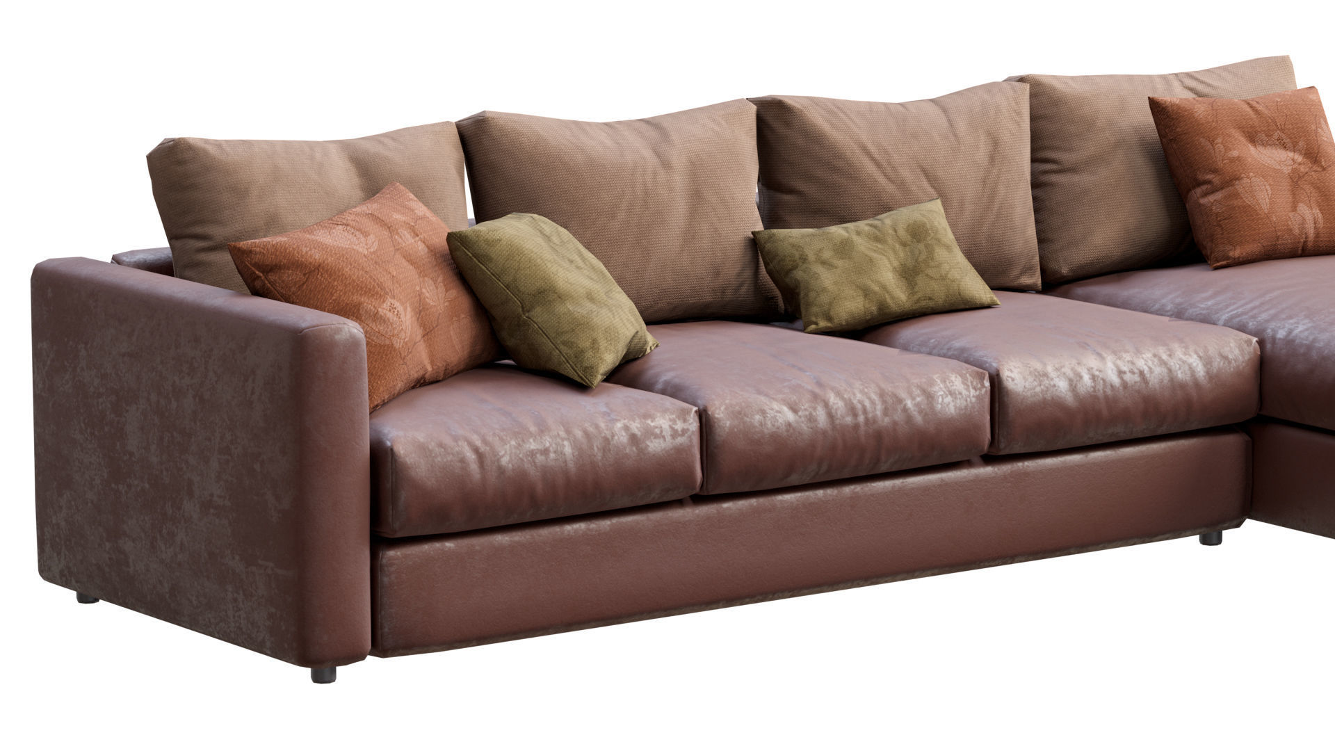 Sofa Ikea Vimle Low-poly 3D model_17