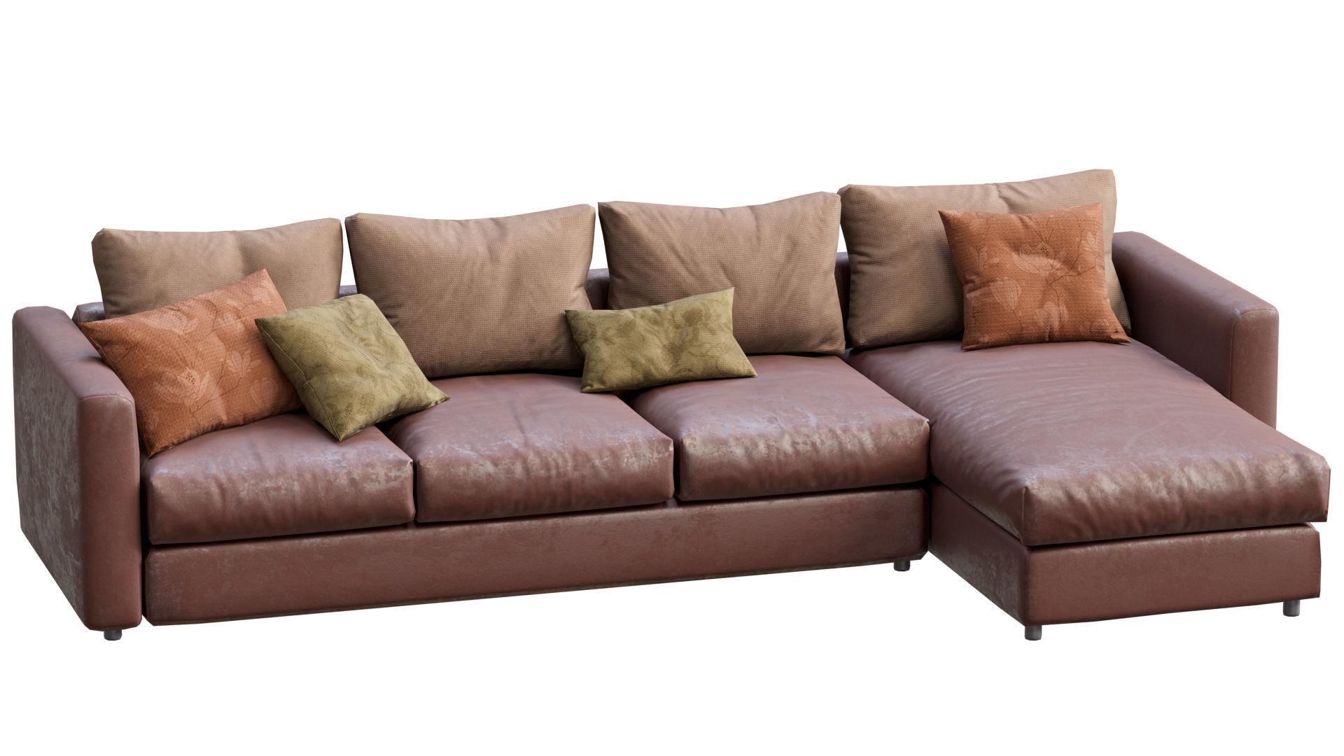 Sofa Ikea Vimle Low-poly 3D model_15