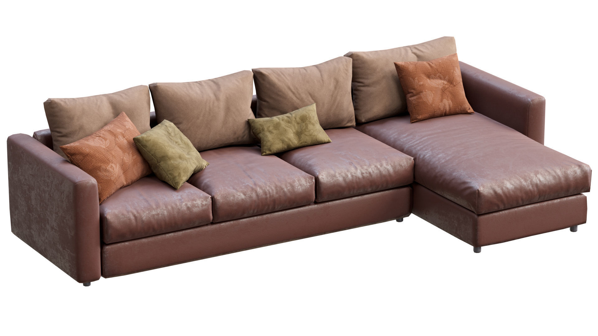 Sofa Ikea Vimle Low-poly 3D model_16