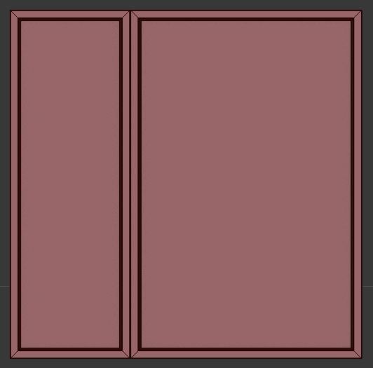 Modern office building No1 Low-poly 3D model_10