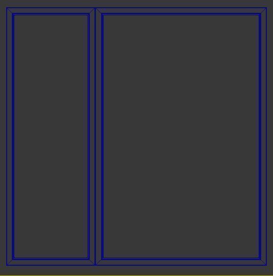 Modern office building No1 Low-poly 3D model_11